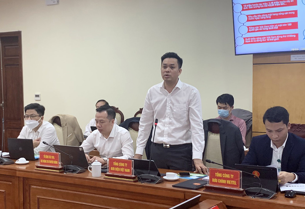 Hội nghị triển khai hỗ trợ đưa Hộ SXNN tham gia sàn TMĐT tỉnh Thái Nguyên