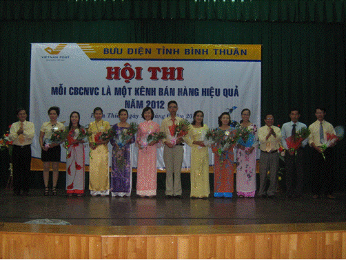 Bưu Điện tỉnh Bình Thuận tổ chức hội thi nhân viên bán hàng hiệu quả