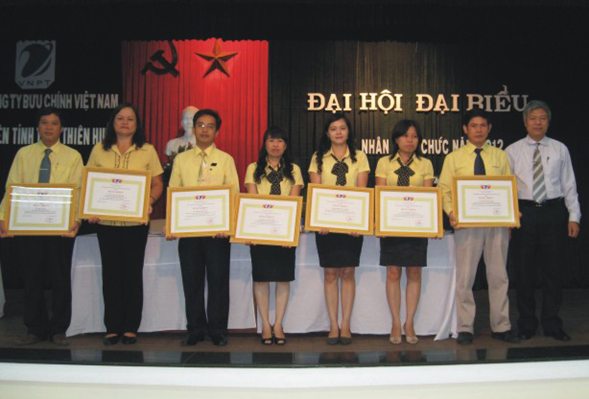 Bưu Điện tỉnh Thừa Thiên Huế tổ chức Đại hội đại biểu CNVC năm 2012